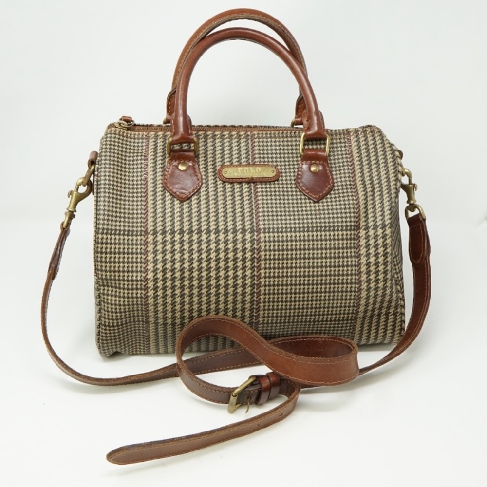 Vintage Polo Ralph Lauren Plaid Speedy Bag